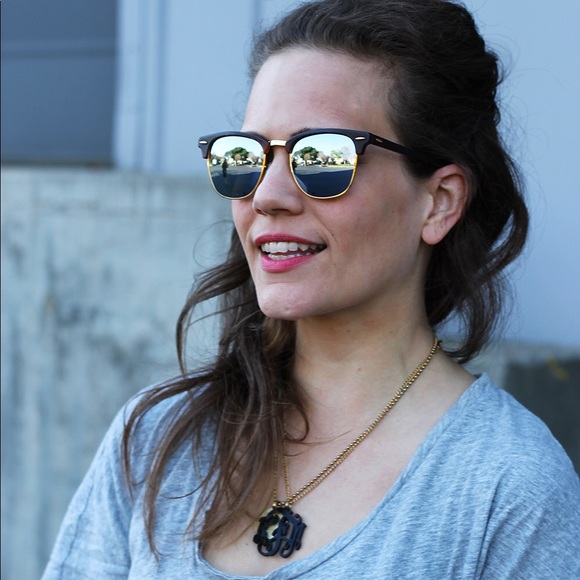 Ray-Ban Accessories - Ray-Ban Clubmaster Flash Lens Sunglasses
